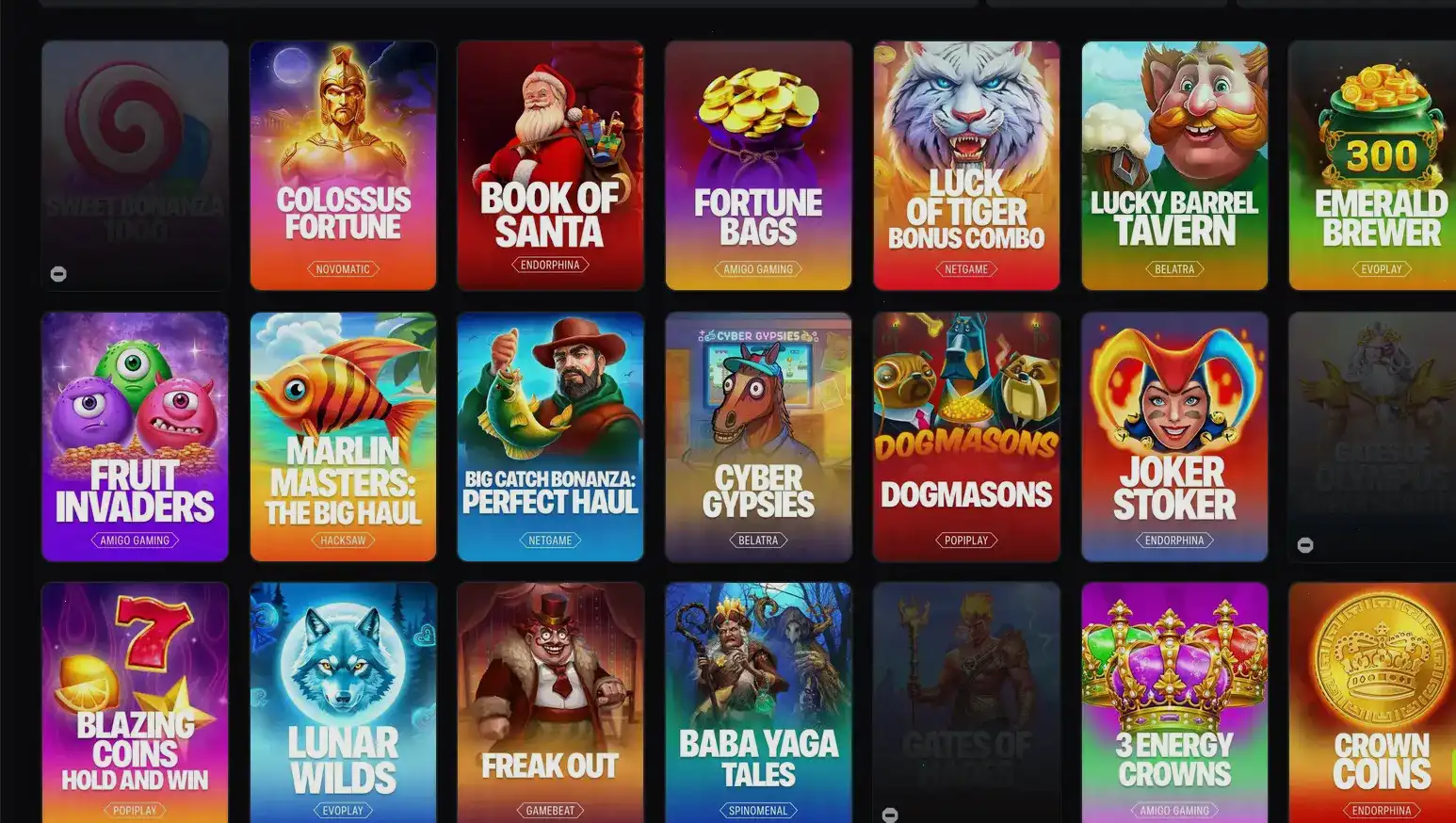 Интерфейс игровых автоматов Битзамо на компьютере и телефоне